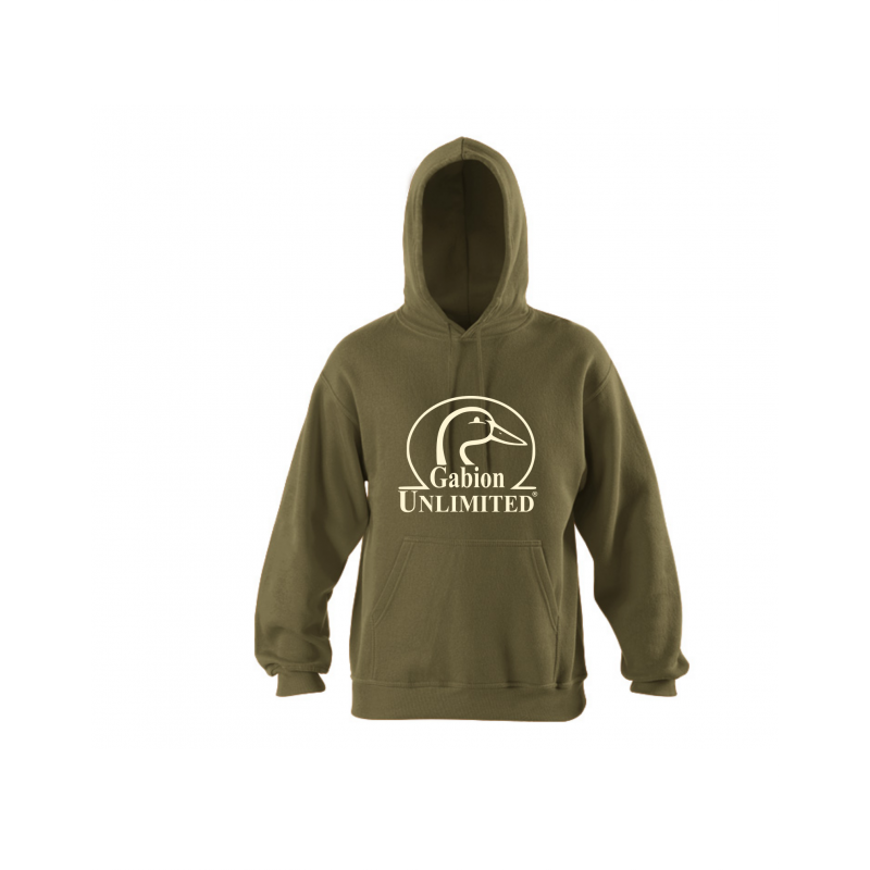 Sweat Gabion Unlimited pour la chasse du gibier d'eau.